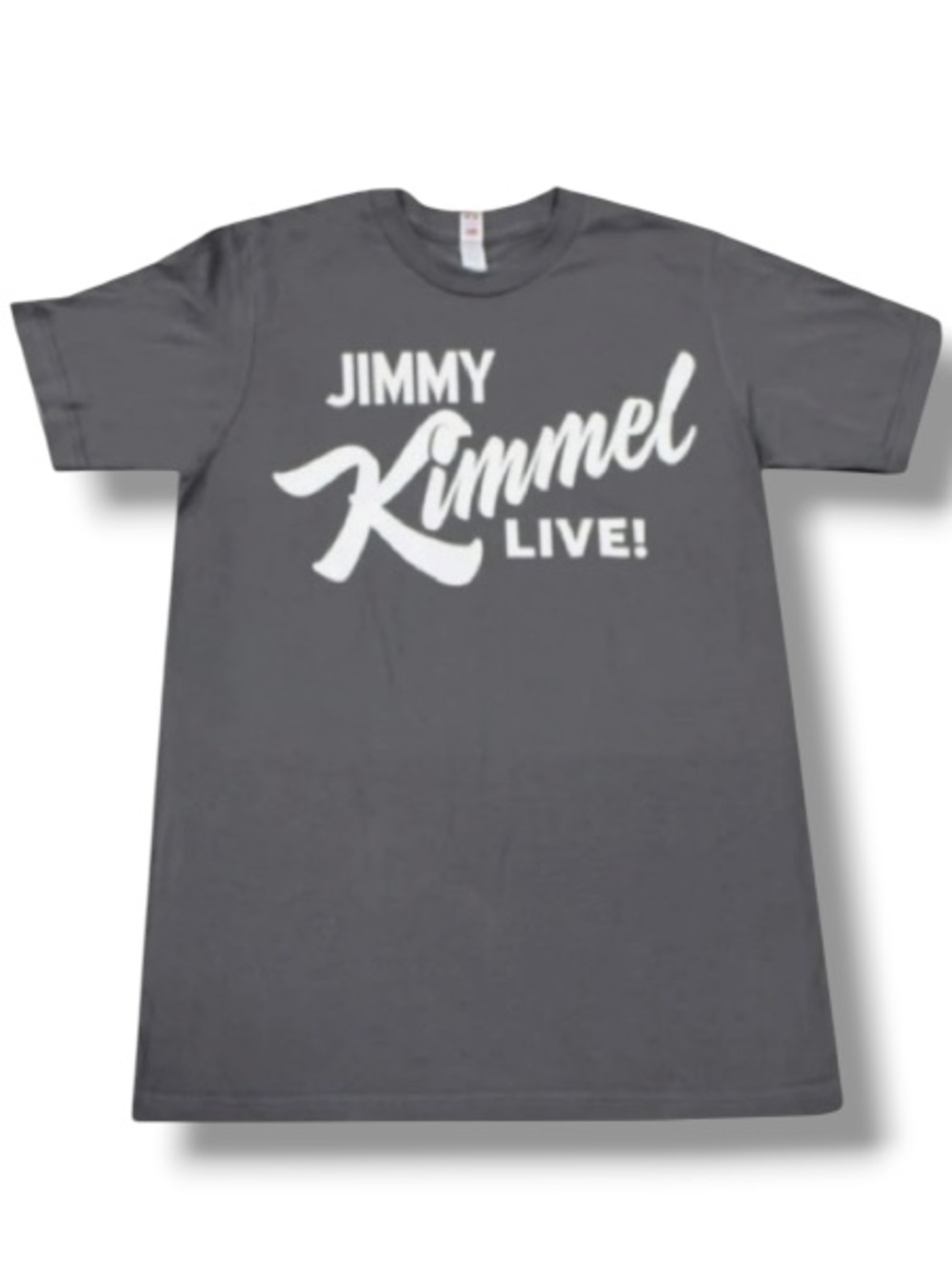Jimmy Kimmel Live! Unisex Grey Short Sleeve T-Shirt Hollywood California NWOT